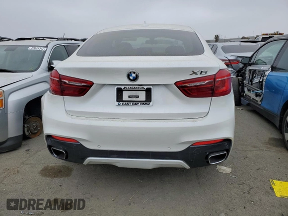 2016 BMW X6 xDrive35i with VIN 5UXKU2C50G0N78950, listed as a Copart auction lot 71841232 with 0 mi miles. Bid and sale history available at carsss.com. Image 6.