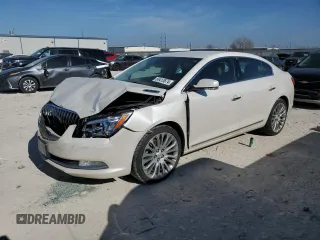 2014 Buick LaCrosse Premium II with VIN 1G4GF5G39EF132782, listed as a Copart auction lot 86413674 with 122,898 mi miles and Salvage title. Bid and sale history available at DreamBid. Image 1.