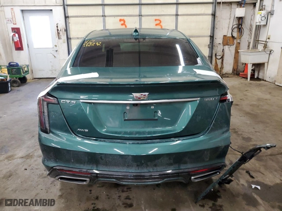 2025 Cadillac CT5 Sport with VIN 1G6DU5RK3S0105371, listed as a Copart auction lot 45694995 with 5,016 mi miles and Salvage Title. Bid and sale history available at carsss.com. Image 6.