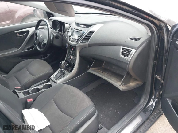 2016 Hyundai Elantra SE with VIN 5NPDH4AE8GH781407, listed as a IAAI auction lot 41809167 with 999,999 mi miles. Bid and sale history available at carsss.com. Image 5.