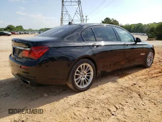 2015 BMW 7 Series 740Li xDrive with VIN WBAYF4C53FGS99237, listed as a Copart auction lot 55128815 with 167,986 mi miles and Clean Title. Bid and sale history available at carsss.com. Image 3.