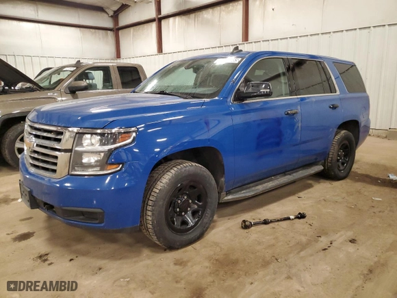 2020 Chevrolet Tahoe Commercial with VIN 1GNSKDEC4LR246232, listed as a Copart auction lot 44214665 with 165,033 mi miles and Clean Title. Bid and sale history available at carsss.com. Image 1.