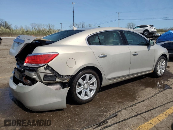 2012 Buick LaCrosse Leather with VIN 1G4GC5E30CF289979, listed as a Copart auction lot 54054655 with 80,265 mi miles and Clean title. Bid and sale history available at DreamBid. Image 3.