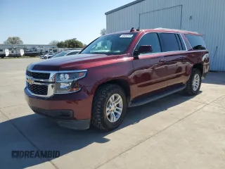 2017 Chevrolet Suburban LT with VIN 1GNSKHKC6HR192726, listed as a Copart auction lot 48550165 with 35,964 mi miles and Salvage Title. Bid and sale history available at carsss.com. Image 1.
