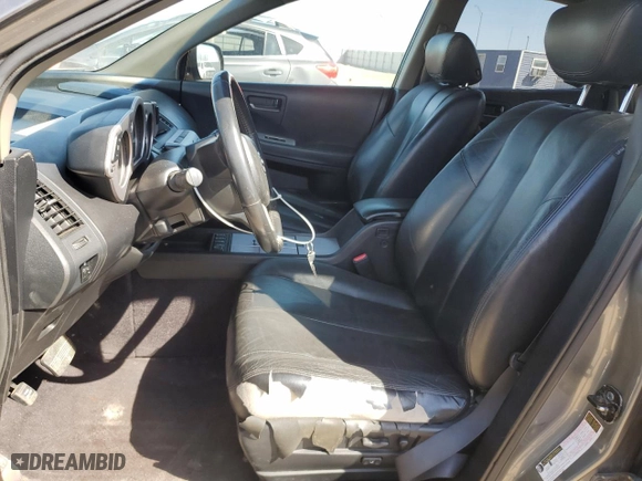 2005 Nissan Murano SL with VIN JN8AZ08W75W439014, listed as a Copart auction lot 50821545 with 184,992 mi miles and Salvage Title. Bid and sale history available at carsss.com. Image 7.