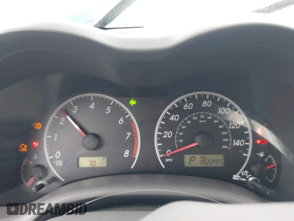 2010 Toyota Corolla with VIN 2T1BU4EE6AC354542, listed as a IAAI auction lot 41844090 with 192,295 mi miles and . Bid and sale history available at DreamBid. Image 7.