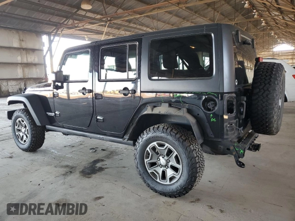 2015 Jeep Wrangler Unlimited Rubicon Hard Rock with VIN 1C4HJWFG1FL532288, listed as a Copart auction lot 62262545 with 91,807 mi miles and Salvage title. Bid and sale history available at DreamBid. Image 2.