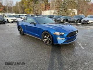 2023 Ford Mustang GT with VIN 1FA6P8CF3P5306021, listed as a Copart auction lot 44075775 with 11,638 mi miles and Salvage Title. Bid and sale history available at carsss.com. Image 1.