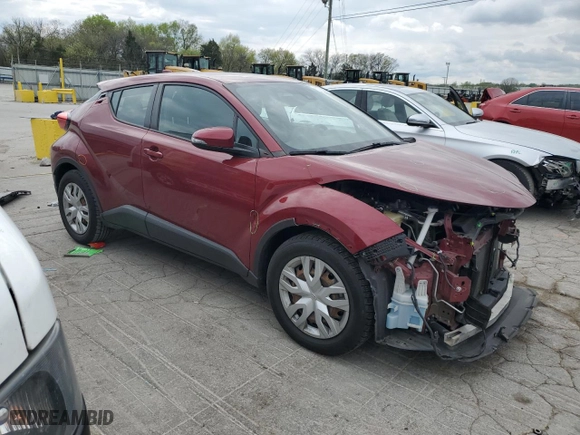 2019 Toyota C-HR XLE with VIN NMTKHMBX2KR076787, listed as a Copart auction lot 52773955 with 71,177 mi miles and Salvage Title. Bid and sale history available at carsss.com. Image 4.