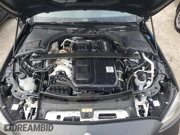2024 Mercedes-Benz C 43 AMG with VIN W1KAF8HB5RR194188, listed as a Copart auction lot 77616334 with Not provided miles and Non repairable. Bid and sale history available at DreamBid. Image 11.