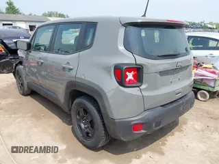 2020 Jeep Renegade Sport with VIN ZACNJAAB9LPL03220, listed as a IAAI auction lot 42486314 with 100,290 mi miles and . Bid and sale history available at DreamBid. Image 3.