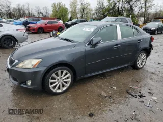 2010 Lexus IS 250 with VIN JTHCF5C23A5040193, listed as a Copart auction lot 52974085 with 113,062 mi miles and Salvage title. Bid and sale history available at DreamBid. Image 1.