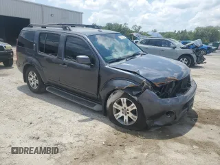 2010 Nissan Pathfinder SE with VIN 5N1AR1NB9AC600845, listed as a Copart auction lot 57846565 with 199,399 mi miles and Salvage title. Bid and sale history available at DreamBid. Image 4.