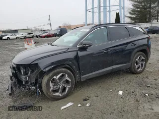 2022 Hyundai Tucson Limited with VIN 5NMJECAEXNH100969, listed as a Copart auction lot 44504275 with 24,479 mi miles and Salvage Title. Bid and sale history available at carsss.com. Image 1.