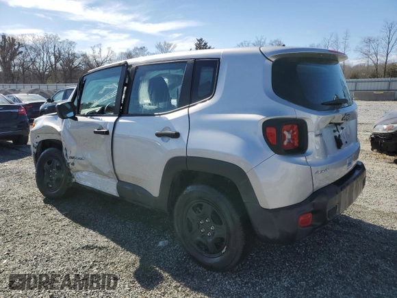 2021 Jeep Renegade Upland with VIN ZACNJDAB2MPN21535, listed as a Copart auction lot 46889645 with 17,333 mi miles and Salvage title. Bid and sale history available at DreamBid. Image 2.