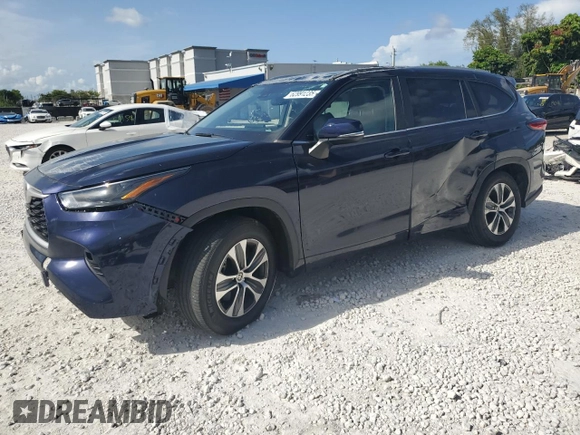 2023 Toyota Highlander L with VIN 5TDKDRAH1PS031870, listed as a Copart auction lot 62991235 with 27,099 mi miles and Non repairable. Bid and sale history available at DreamBid. Image 1.