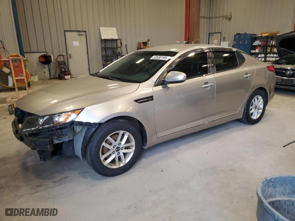2011 Kia Optima LX with VIN KNAGM4A78B5133243, listed as a Copart auction lot 53530195 with 198,555 mi miles and Non Repairable. Bid and sale history available at carsss.com. Image 1.