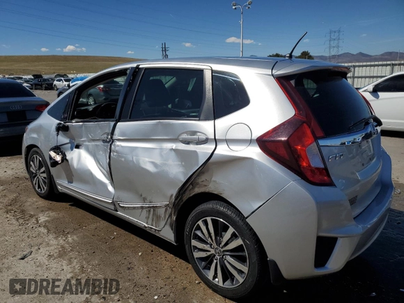 2015 Honda Fit EX-L with VIN 3HGGK5H89FM710229, listed as a Copart auction lot 50797875 with 16,281 mi miles and Salvage Title. Bid and sale history available at carsss.com. Image 2.