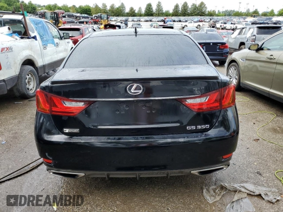 2015 Lexus GS 350 with VIN JTHBE1BL9FA005240, listed as a Copart auction lot 60325714 with 126,412 mi miles and Salvage Title. Bid and sale history available at carsss.com. Image 6.