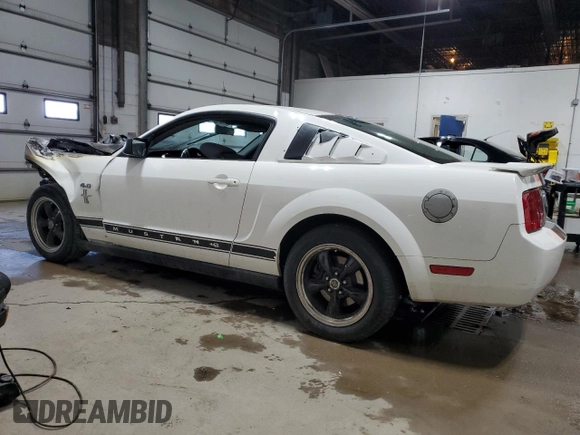 2007 Ford Mustang Deluxe with VIN 1ZVHT80NX75328511, listed as a Copart auction lot 59463055 with Not provided miles and Salvage title. Bid and sale history available at DreamBid. Image 2.