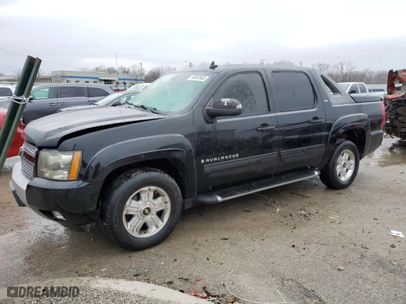 2009 Chevrolet Avalanche LT w/2LT with VIN 3GNFK22009G237701, listed as a Copart auction lot 44897845 with 184,333 mi miles and Salvage Title. Bid and sale history available at carsss.com. Image 1.