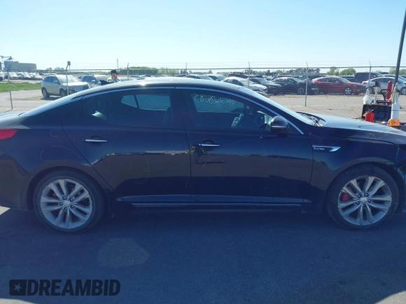 2014 Kia Optima SXL Turbo with VIN 5XXGR4A63EG284325, listed as a IAAI auction lot 42228083 with 139,458 mi miles and . Bid and sale history available at DreamBid. Image 13.