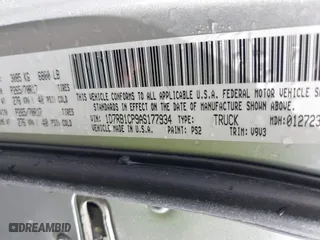 2010 Dodge Ram 1500 SLT with VIN 1D7RB1CP9AS177934, listed as a IAAI auction lot 41492739 with 226,483 mi miles. Bid and sale history available at carsss.com. Image 9.