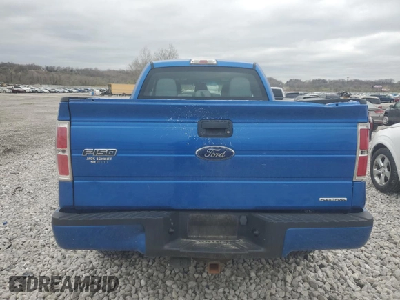 2013 Ford F-150 XL with VIN 1FTFX1EF1DFB09577, listed as a Copart auction lot 51063005 with 197,289 mi miles and Salvage title. Bid and sale history available at DreamBid. Image 6.