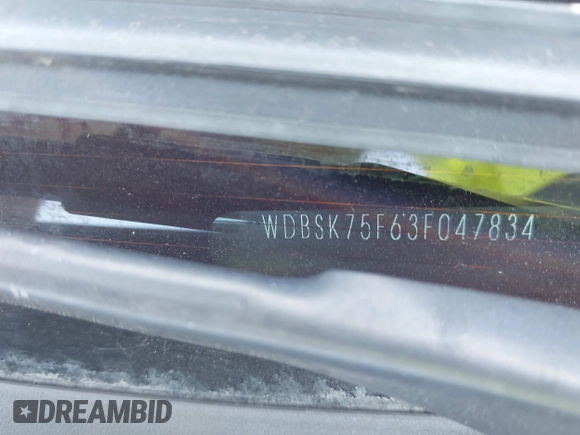 2003 Mercedes-Benz SL 500 with VIN WDBSK75F63F047834, listed as a IAAI auction lot 42653391 with Not provided miles and . Bid and sale history available at DreamBid. Image 9.