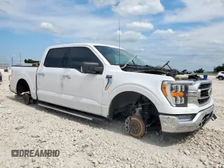 2021 Ford F-150 XL with VIN 1FTEW1C53MKD32347, listed as a Copart auction lot 59363075 with 111,827 mi miles and Salvage title. Bid and sale history available at DreamBid. Image 4.