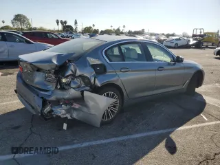 2019 BMW 5 Series 530e with VIN WBAJA9C56KB391866, listed as a Copart auction lot 46541905 with Not provided miles and Salvage title. Bid and sale history available at DreamBid. Image 3.