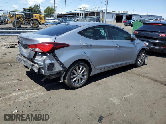 2015 Hyundai Elantra SE with VIN 5NPDH4AE1FH557037, listed as a Copart auction lot 53345894 with 118,029 mi miles and Non repairable. Bid and sale history available at DreamBid. Image 3.
