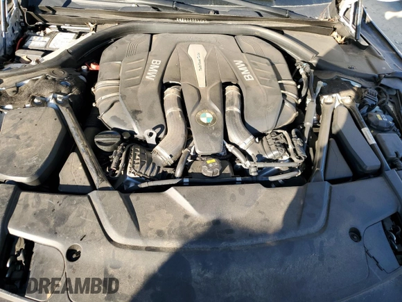 2017 BMW 7 Series 750i with VIN WBA7F0C51HGM21052, listed as a Copart auction lot 46299535 with 85,765 mi miles and Clean title. Bid and sale history available at DreamBid. Image 11.