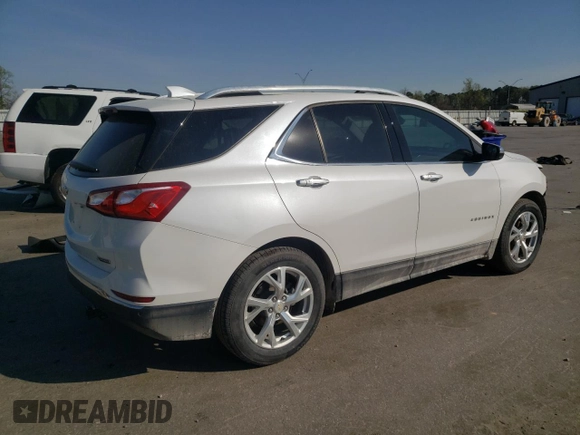 2018 Chevrolet Equinox Premier with VIN 2GNAXMEV6J6296380, listed as a Copart auction lot 50773395 with 93,877 mi miles and Salvage Title. Bid and sale history available at carsss.com. Image 3.