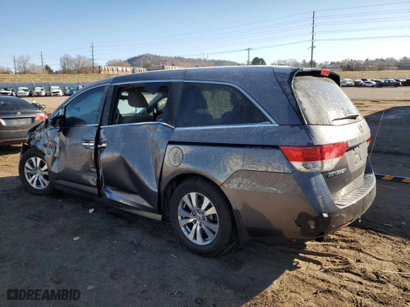 2016 Honda Odyssey SE with VIN 5FNRL5H39GB010435, listed as a Copart auction lot 48032595 with 141,955 mi miles and Salvage Title. Bid and sale history available at carsss.com. Image 2.