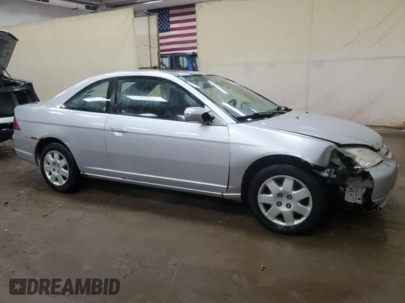 2002 Honda Civic EX with VIN 1HGEM22942L105757, listed as a Copart auction lot 51666885 with 160,333 mi miles and Clean Title. Bid and sale history available at carsss.com. Image 4.