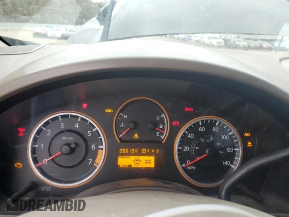 2012 Nissan Titan S with VIN 1N6BA0EJ5CN301052, listed as a Copart auction lot 83466384 with 266,154 mi miles and Salvage Title. Bid and sale history available at carsss.com. Image 9.