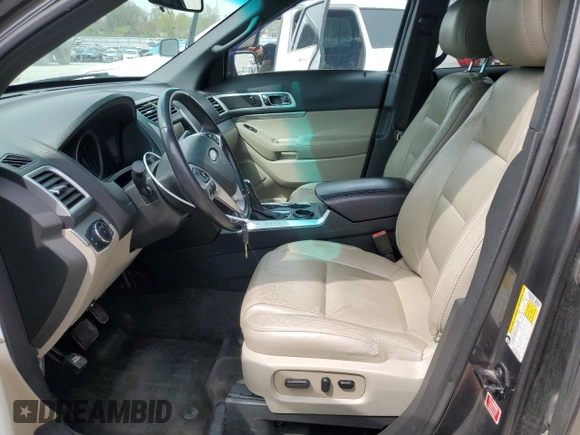 2015 Ford Explorer XLT with VIN 1FM5K7D87FGC53272, listed as a Copart auction lot 53465955 with 180,210 mi miles and Salvage Title. Bid and sale history available at DreamBid. Image 7.