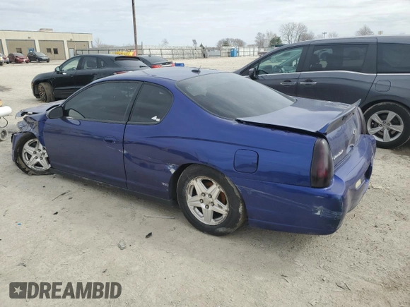 2005 Chevrolet Monte Carlo LS with VIN 2G1WW12E559267972, listed as a Copart auction lot 49661905 with 177,873 mi miles and Salvage Title. Bid and sale history available at carsss.com. Image 2.