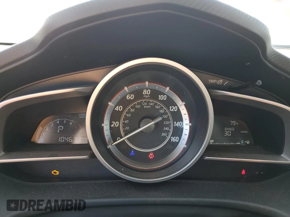 2015 Mazda 3 i Grand Touring with VIN JM1BM1M77F1247075, listed as a Copart auction lot 54559925 with 104,671 mi miles and Salvage title. Bid and sale history available at DreamBid. Image 9.