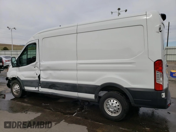 2023 Ford Transit with VIN 1FTYE2CG5PKB19301, listed as a Copart auction lot 50044225 with 38,943 mi miles and Salvage title. Bid and sale history available at DreamBid. Image 2.