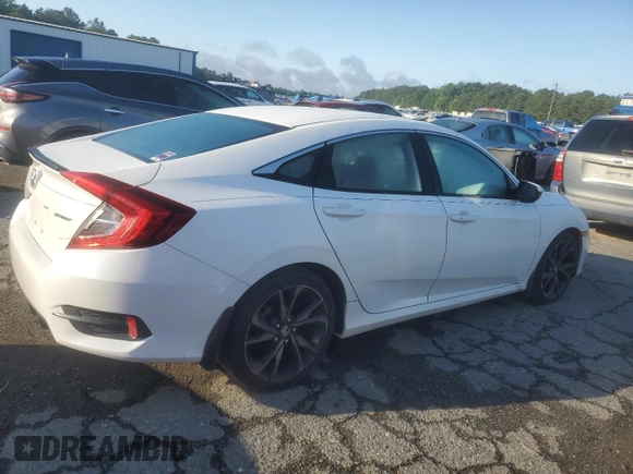 2019 Honda Civic Sport with VIN 19XFC2F86KE005255, listed as a Copart auction lot 56066665 with 60,269 mi miles and Salvage title. Bid and sale history available at DreamBid. Image 3.