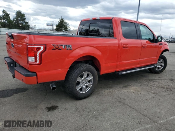 2017 Ford F-150 XL with VIN 1FTFW1EG6HKD13493, listed as a Copart auction lot 50326155 with 82,246 mi miles and Salvage Title. Bid and sale history available at carsss.com. Image 3.