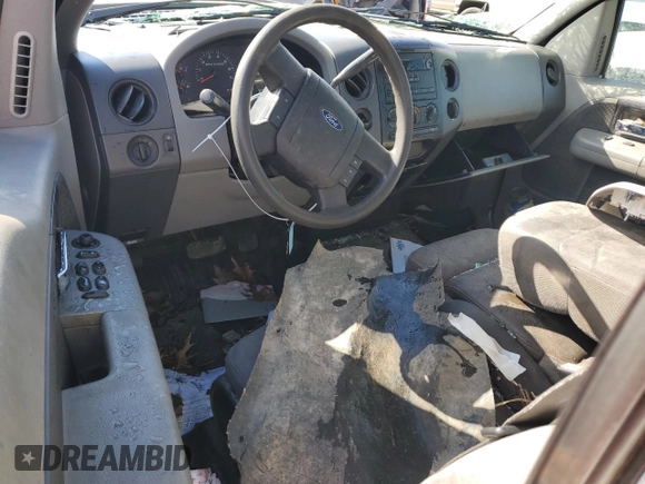 2006 Ford F-150 XL with VIN 1FTPX12V36KD14067, listed as a Copart auction lot 87947545 with 216,700 mi miles and Salvage Title. Bid and sale history available at carsss.com. Image 8.