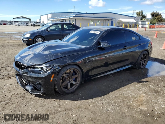 2019 BMW M4 CS with VIN WBS3S7C55KAC09671, listed as a Copart auction lot 44065984 with 19,219 mi miles. Bid and sale history available at carsss.com. Image 1.