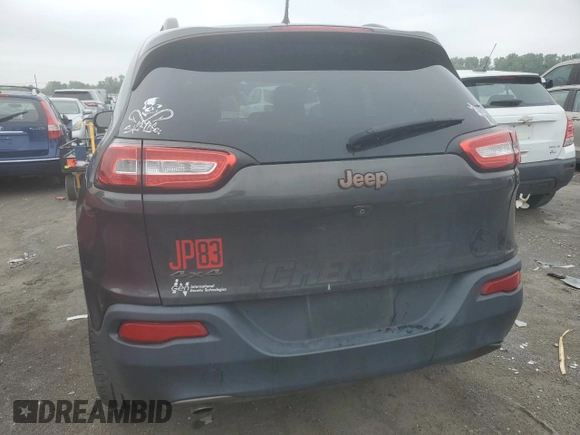 2017 Jeep Cherokee Latitude with VIN 1C4PJMCB9HW512414, listed as a Copart auction lot 54179234 with 89,462 mi miles and Salvage title. Bid and sale history available at DreamBid. Image 6.