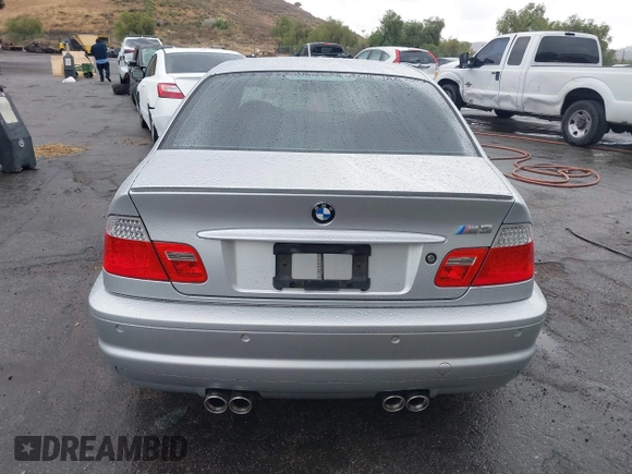 2003 BMW 3 Series M3 with VIN WBSBL93493JR24267, listed as a IAAI auction lot 42155960 with 103,631 mi miles and . Bid and sale history available at DreamBid. Image 17.