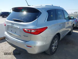 2014 Infiniti QX60 with VIN 5N1AL0MM6EC545596, listed as a IAAI auction lot 42453167 with 177,199 mi miles and . Bid and sale history available at DreamBid. Image 4.