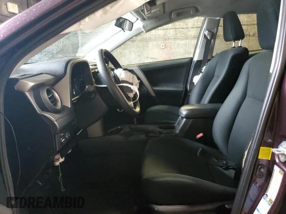 2017 Toyota RAV4 LE with VIN 2T3BFREV9HW600782, listed as a Copart auction lot 61554025 with Not provided miles and Salvage title. Bid and sale history available at DreamBid. Image 7.