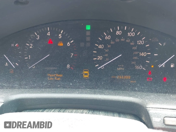 2004 Lexus LS 430 with VIN JTHBN36F740124200, listed as a IAAI auction lot 42146256 with 256,986 mi miles. Bid and sale history available at carsss.com. Image 7.